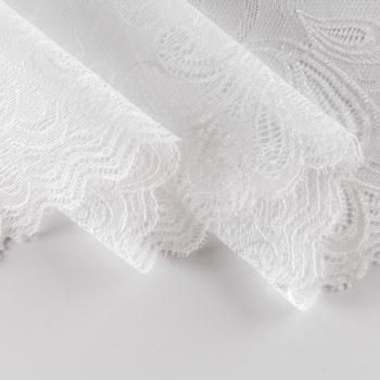 Кружево эластичное 200 мм Ф01-0262 белый