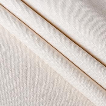 Ткань портьерная лен h-300 см 05-02-11504 сливочный однотонный