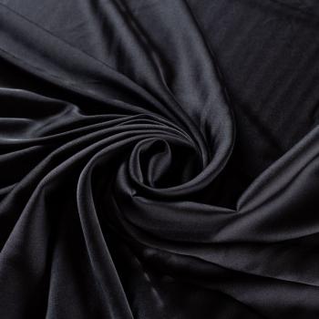 Шелк синтетический 065-01970 черный однотонный