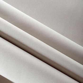 Ткань портьерная блэкаут h-295 см 10-02-01866 серо-бежевый однотонный