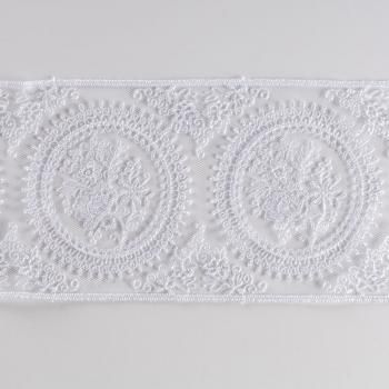 Кружево Gamma 93 мм сетка GKM-9301-001 белый