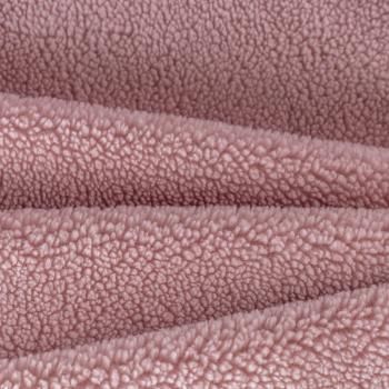 Мех искусственный К30-127 Col.22 пудрово-розовый однотонный