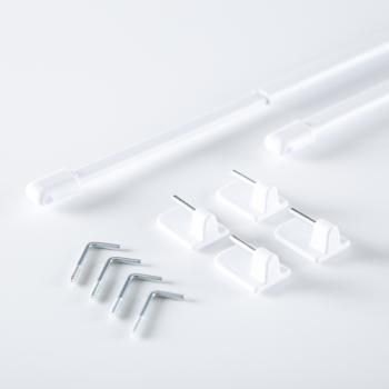 Мини-карниз "Кафе" 60-80 см 61.00.10.060 белый 