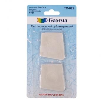 Мел портновский Gamma сублимирующий 2 шт TC-022 светло-бежевый