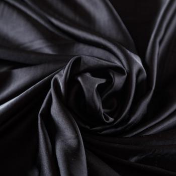 Шелк синтетический 065-08987 черный однотонный