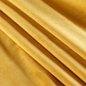 Ткань мебельная микровелюр 09-02-08950 куркума однотонный