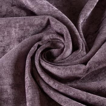 Ткань портьерная шенилл h-300 см 21-02-00080 пыльный виноград однотонный