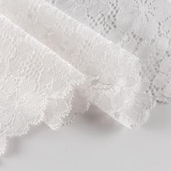 Кружево эластичное 130 мм Ф01-0270 белый