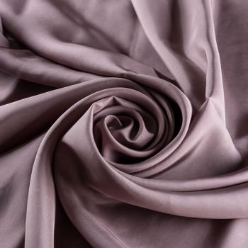 Шелк натуральный К15-1187 дымчато-серый однотонный