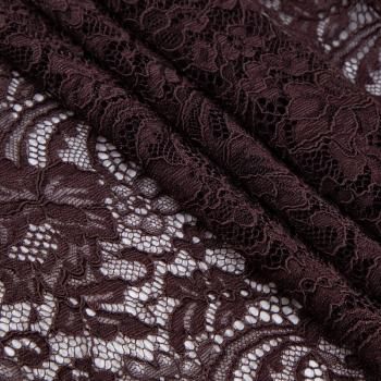 Гипюр 012-20671 шоколадный