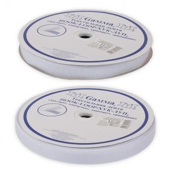 Липучка Gamma 25 мм LG-25-001 белый