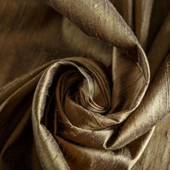 Дикий шелк 016-04873 бронзовый однотонный