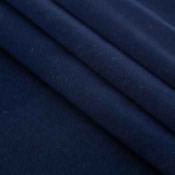 Микровельвет стрейч 008-20026 темно-синий однотонный