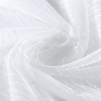 Тюль жаккардовый h-290 см 07-01-05079 молочный