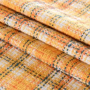 Твид 052-11750 желто-оранжевый