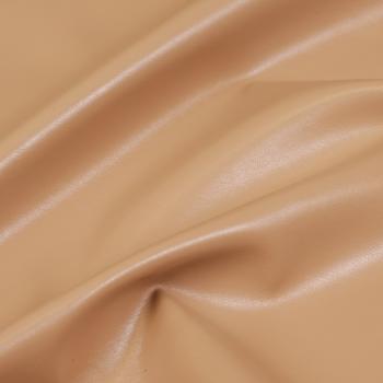 Ткань мебельная экокожа 22-02-10588 бежевый однотонный