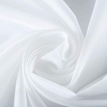 Тюль капрон с утяжелителем 03-01-18044 белый однотонный