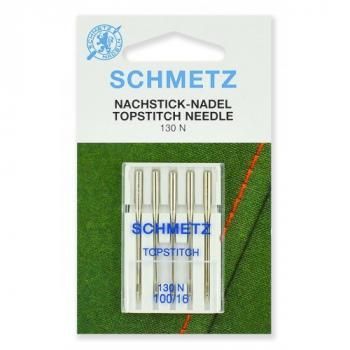 Иглы SCHMETZ для швейных машин № 100/16 топ стич 5 шт 0702263