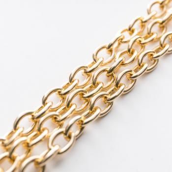 Цепь декоративная 5 мм металл 172-5-под золото