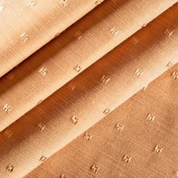 Ткань портьерная жаккард 02-02-03985 оранжевый коралл