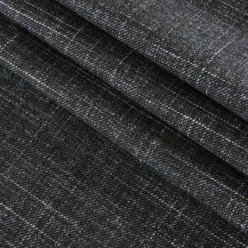Ткань костюмная 025-11995 черный деним однотонный