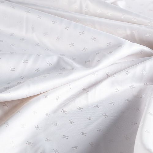 Ткань подкладочная 045-20857 молочный жаккардовый