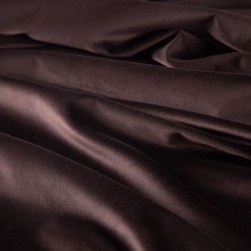 Бархат хлопковый 002-19974 шоколадный однотонный
