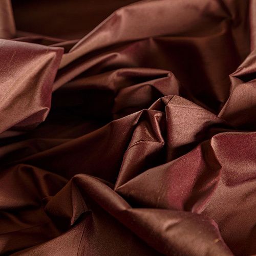 Дикий шелк 016-04876 обожженая глина однотонный