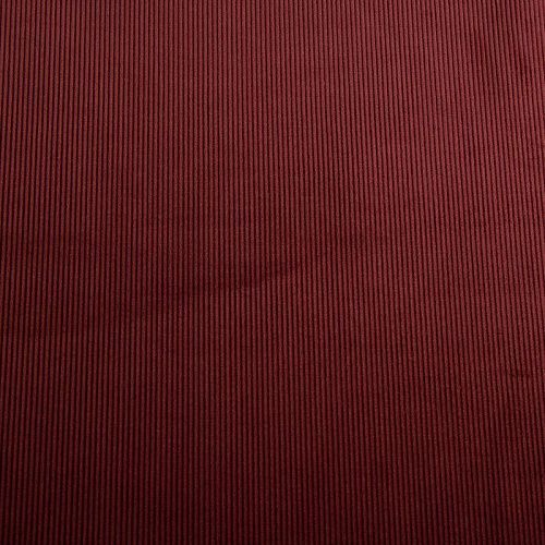 Вельвет стрейч 008-20781 вишневый однотонный