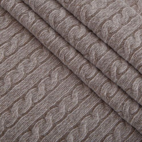 Трикотаж вязаный 056-16679 серо-бежевый