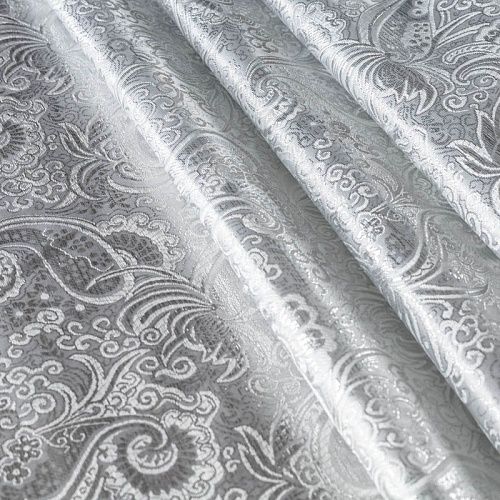 Жаккард с люрексом К33-790 белый 