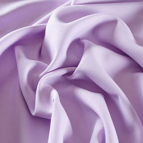 Креп 026-12573 разбеленный лавандовый однотонный