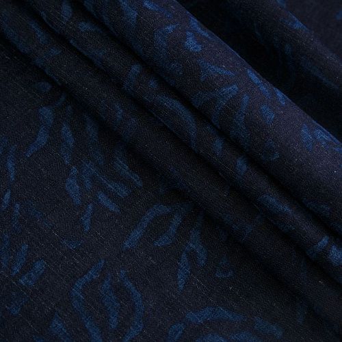 Джинс 015-14721 темно-синий принтованный