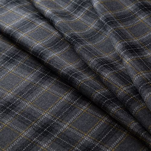 Шерсть Balenciaga 066-19230 серый клетка