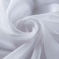 Тюль микровуаль негорючая 03-01-13702 белый однотонный