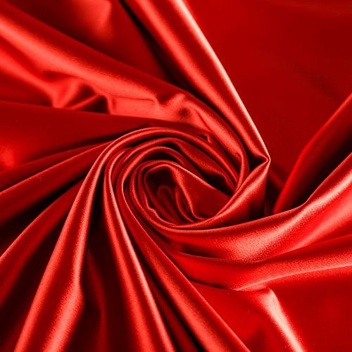 Атлас ватуссо 001-06195 темно-красный однотонный