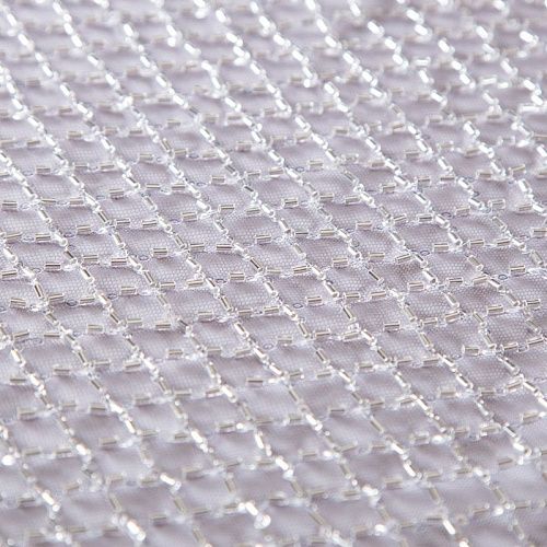 Сетка со стеклярусом 050-13579 лиловый