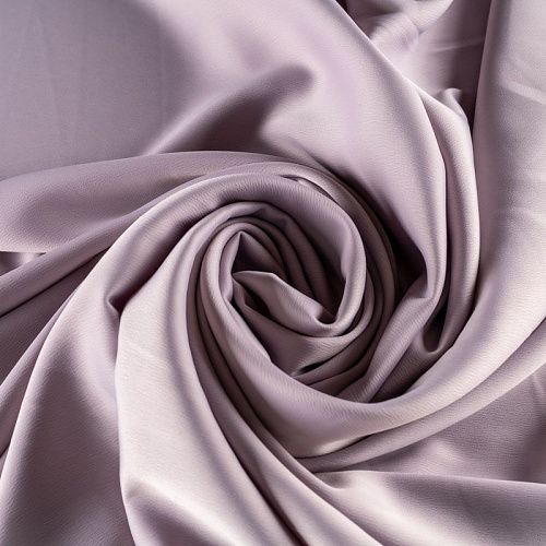 Креп-сатин К33-575 пудрово-розовый однотонный