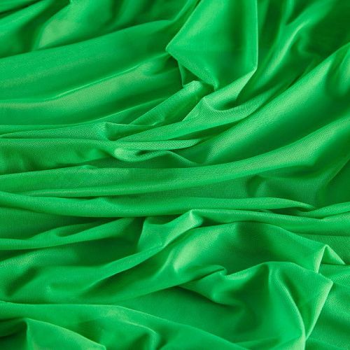 Сетка трикотажная 050-15623 зеленый однотонный