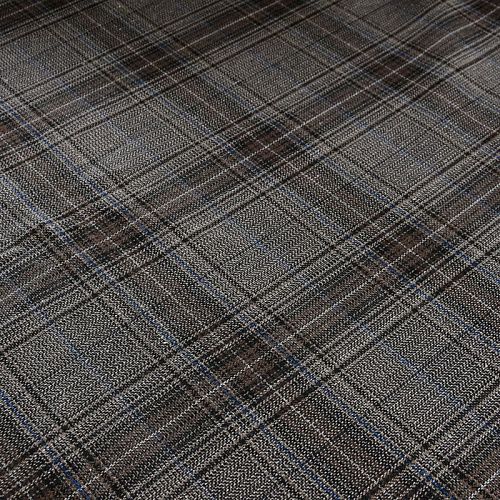 Ткань костюмная 025-11802 серый принтованный