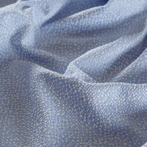 Жаккард 017-17627 бело-голубой