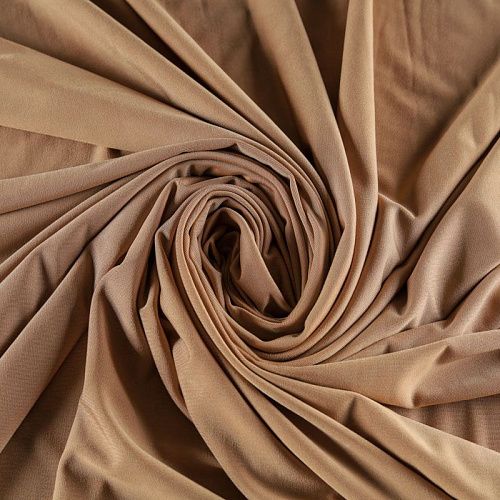 Лайкра "Кожа ангела" К33-942 светло-коричневый однотонный