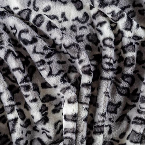 Мех искусственный К26-515 серый принтованный