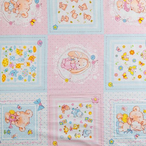 Ситец 007-03539 белый принтованный