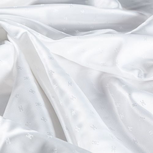 Ткань подкладочная 045-20856 белый жаккардовый