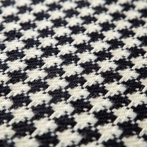 Твид шерстяной 052-20228 молочно-черный