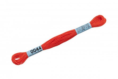 Нитки для вышивания Gamma мулине 8 м 0044 темно-оранжевый