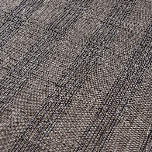 Лен натуральный 035-12031 песочный принтованный