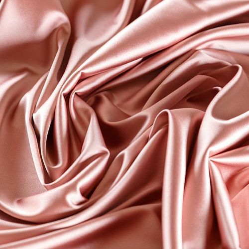 Сатин стрейч 001-07056 тусклый розовый однотонный