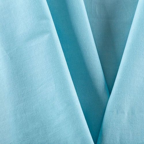 Батист 003-07844 серо-голубой однотонный